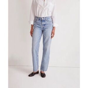 NWT Madewell Low-Slung Straight Leg Jean